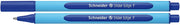 Pix Slider Edge F Rubber Grip Vârf Fin 0,7 mm Schneider Albastru