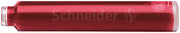 Patroane Cerneală Standard 6 buc/set Schneider Roșu