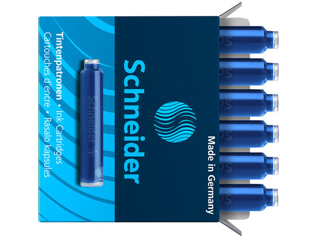 Patroane Cerneală Standard 6 buc/set Schneider Albastru Royal