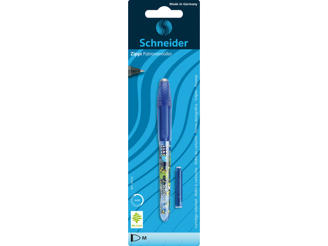 Roller cu Cartuș Zippi + 1 Rezervă Cerneală Schneider