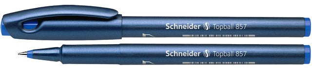 Roller Topball 857 Vârf cu Bilă 0,6 mm Albastru Schneider
