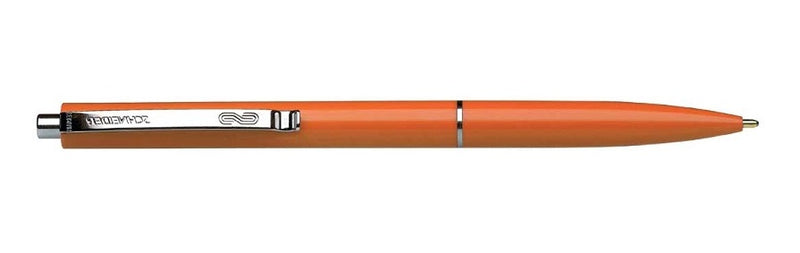 Pix cu Mecanism K15 Clemă Metalică 0,7 mm Scriere Albastră Schneider Portocaliu