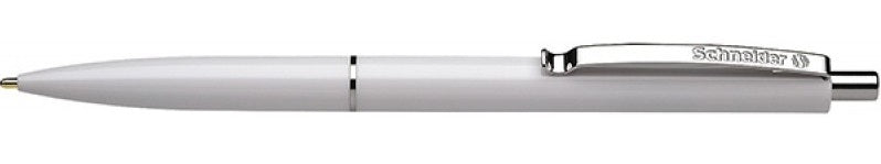 Pix cu Mecanism K15 Clemă Metalică 0,7 mm Scriere Albastră Schneider Alb