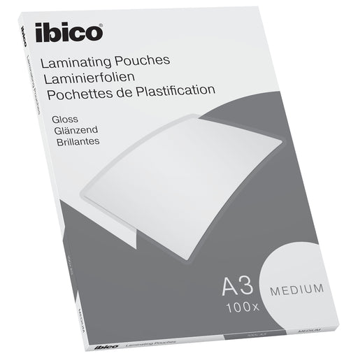Folie Laminare A3 100 microni Lucioasă 100 buc - Ibico