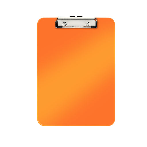 Clipboard Simplu A4 PS, Galben, WOW marca Leitz cu clemă metalică pentru fixarea documentelor