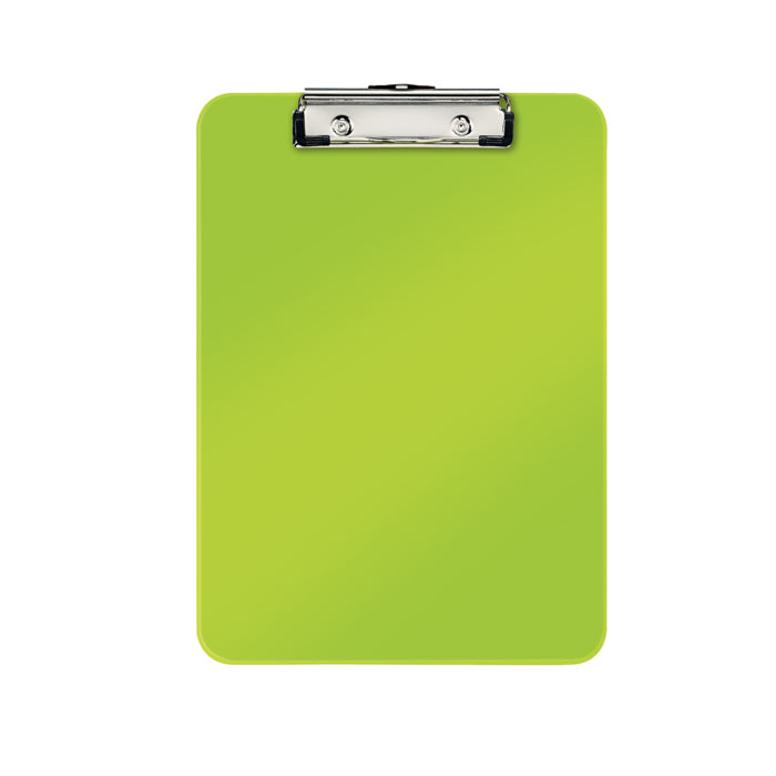 Clipboard Simplu A4 PS, Verde, WOW marca Leitz cu clemă metalică pentru fixarea documentelor
