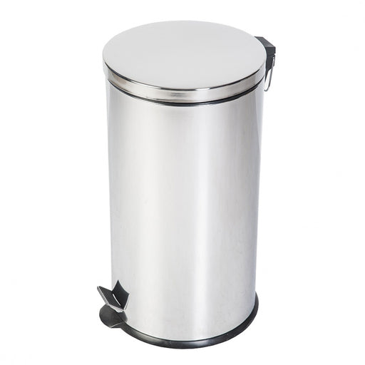 Coș gunoi inox 40L cu pedală și găleată interioară