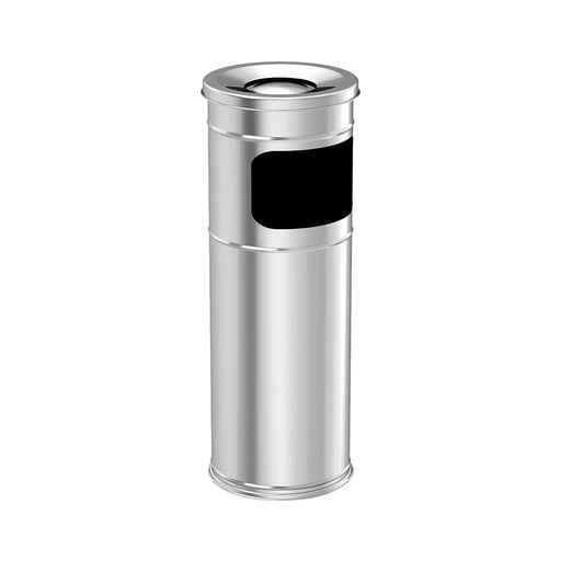 Coș gunoi inox 36L cu scrumieră integrată