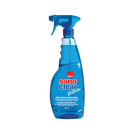 Detergent geamuri Sano Clear Blue cu pulverizator 1 l