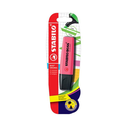 Textmarker Boss Original 2-5 mm Roz Blister - Stabilo