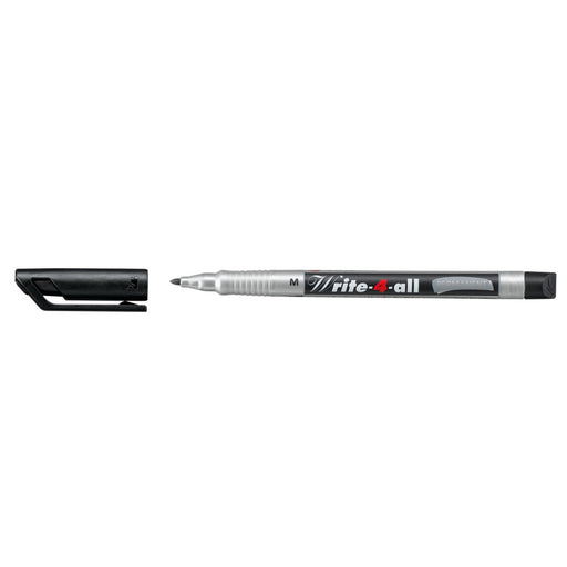 Marker Permanent Write-4-All 1 mm Negru - Stabilo