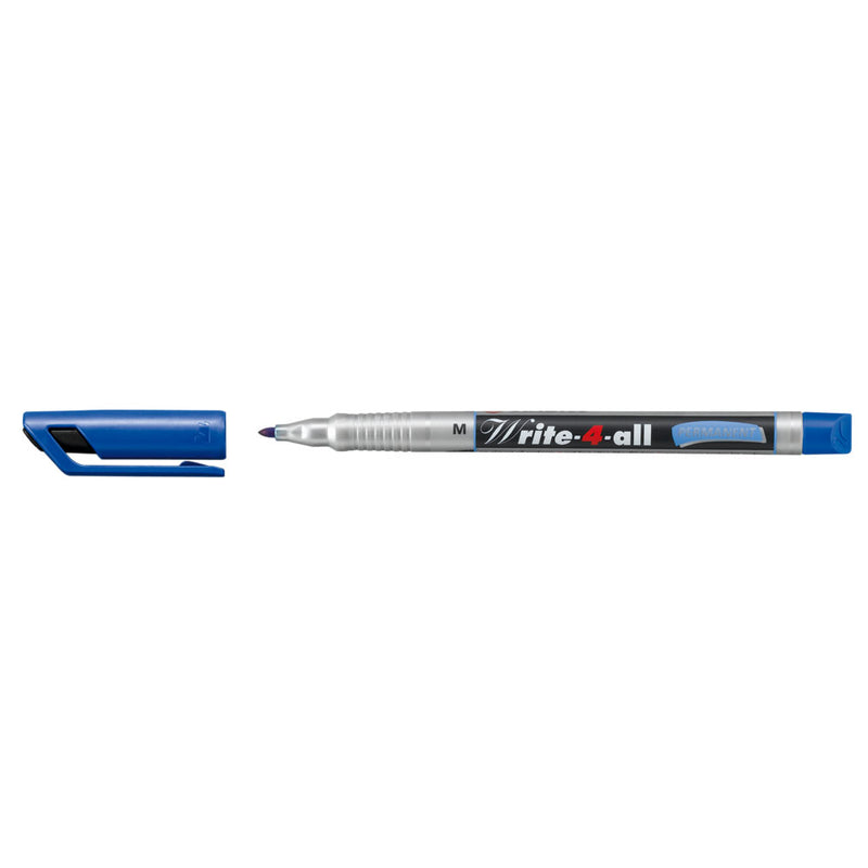 Marker Permanent Write-4-All 1 mm Albastru - Stabilo