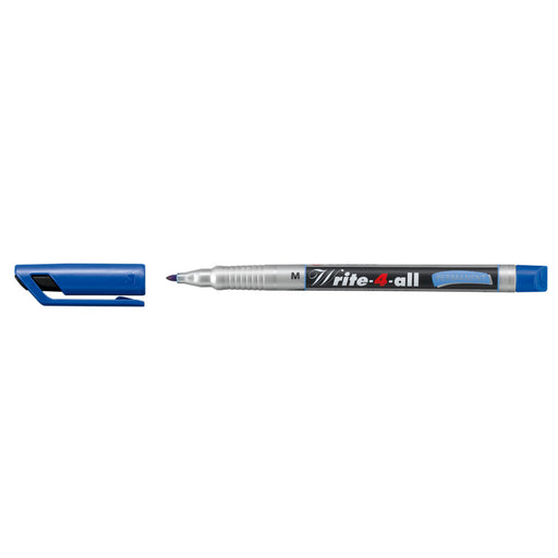 Marker Permanent Write-4-All 1 mm Albastru - Stabilo
