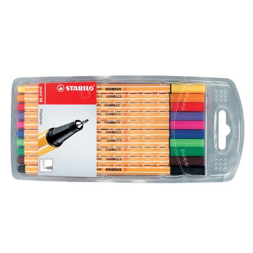 Liner Point 88 0,4 mm 10 Culori/Set - Stabilo