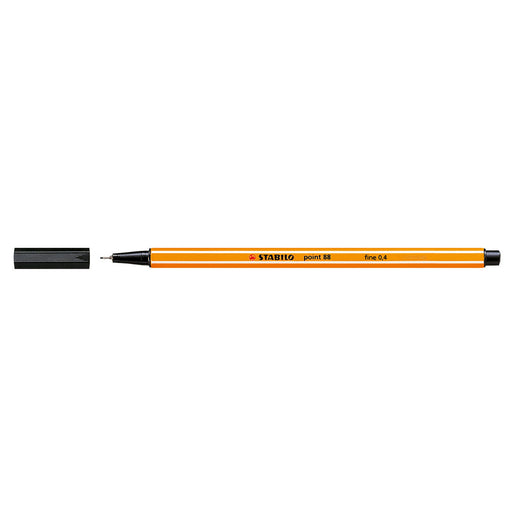Liner Point 88 0,4 mm Negru - Stabilo