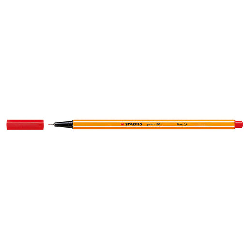 Liner Point 88 0,4 mm Roșu - Stabilo