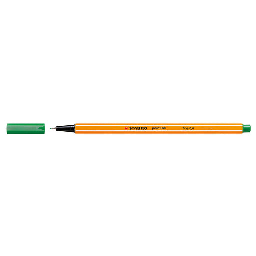 Liner Point 88 0,4 mm Verde - Stabilo