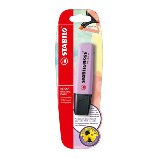 Textmarker Boss Original Pastel Lila Blister - Stabilo