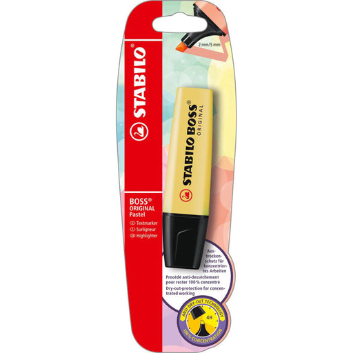 Textmarker Boss Original 2-5 mm Galben Blister - Stabilo