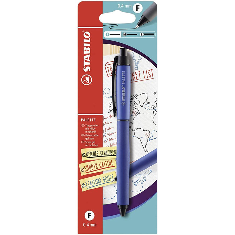 Pix cu Gel Palette 0,4 mm Albastru Blister - Stabilo