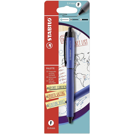 Pix cu Gel Palette 0,4 mm Albastru Blister - Stabilo