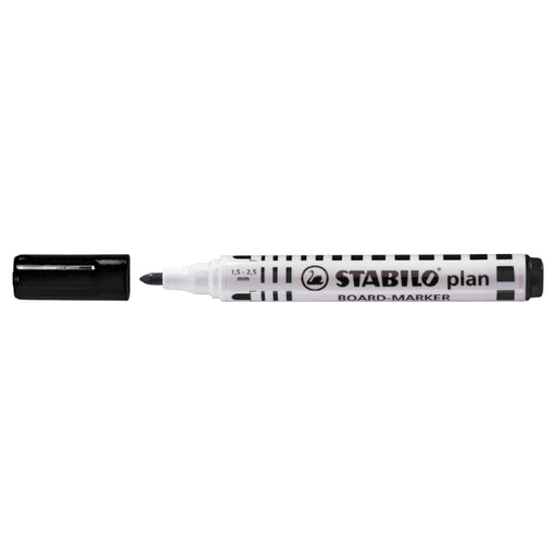 Marker Whiteboard Plan 64 2,5-3,5 mm Negru - Stabilo