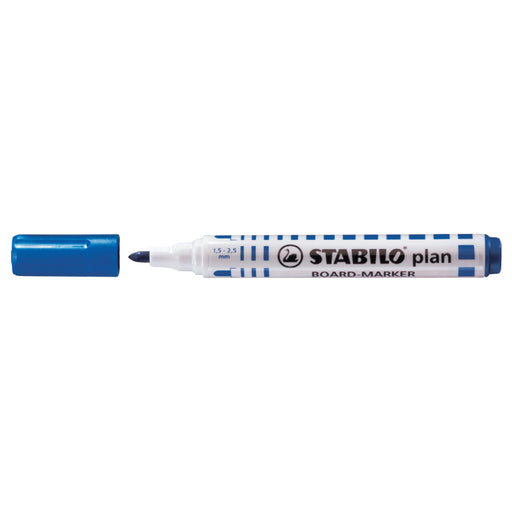 Marker Whiteboard Plan 64 2,5-3,5 mm Albastru - Stabilo