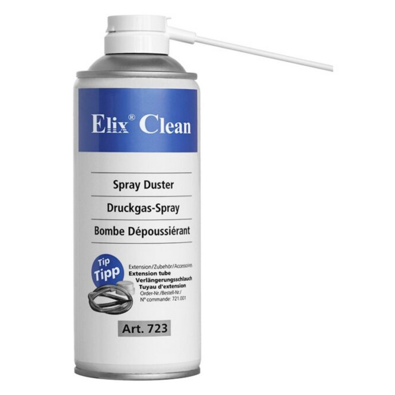 Spray cu aer non-inflamabil ELIX Clean 400 ml pentru echipamente electronice