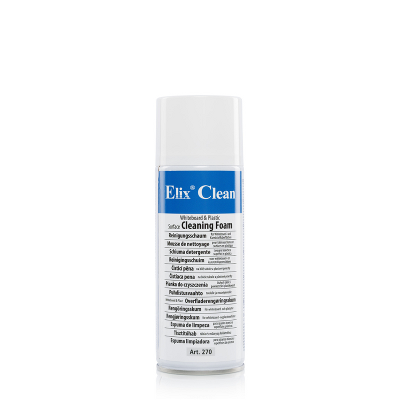 Spumă curățare ELIX Clean 400 ml pentru suprafețe din plastic, metal și sticlă