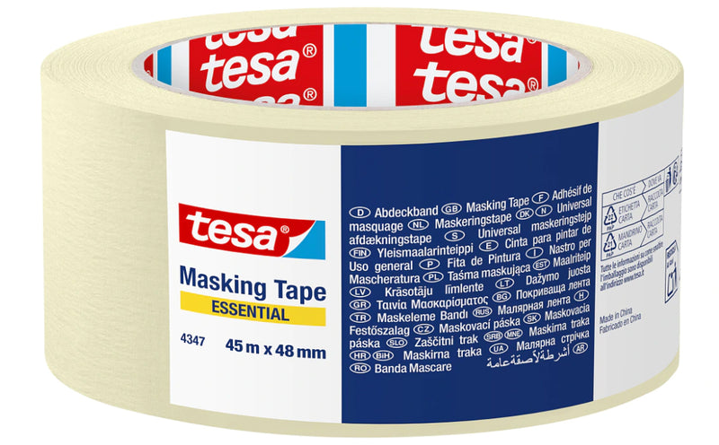 Banda adeziva mascare hartie, 48mm x 45m, Tesa - imagine produs