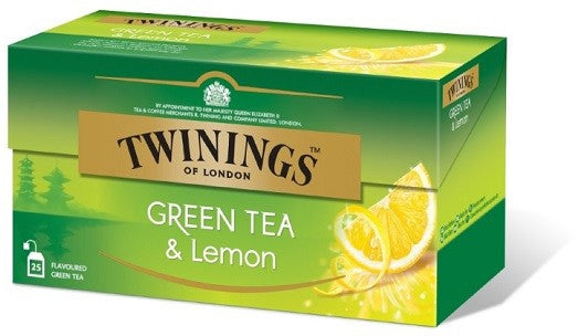 Ceai Verde cu Lămâie Green Lemon 25 Plicuri Twinings