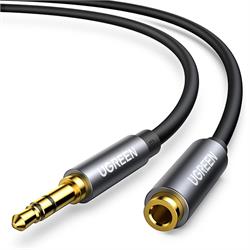 Cablu audio Ugreen AV118 jack 3.5mm tata-mama 5m negru