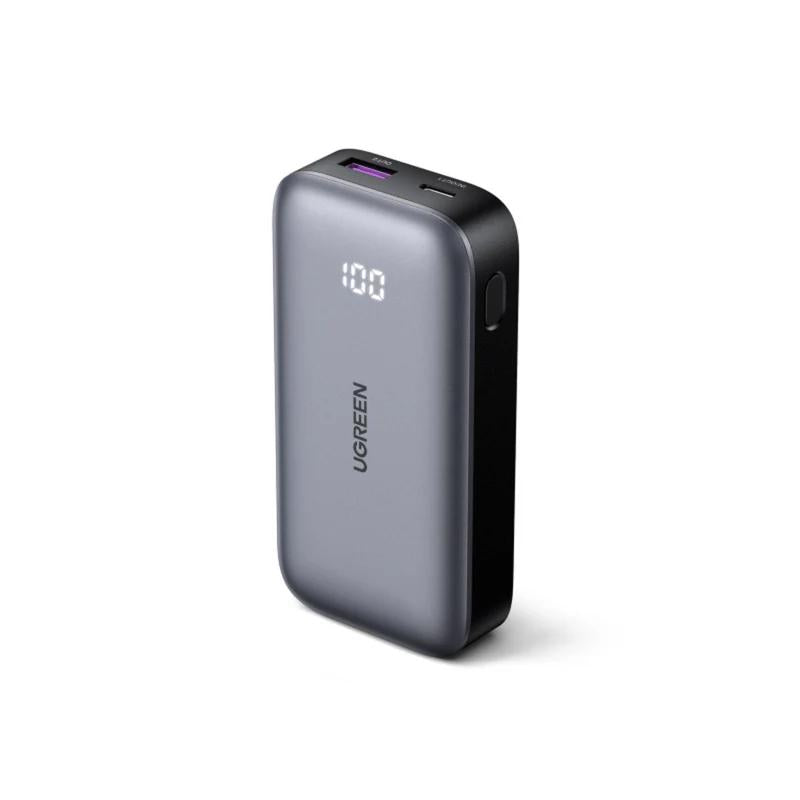 Baterie externa Ugreen PB502 10000mAh 30W USB-C display gri
