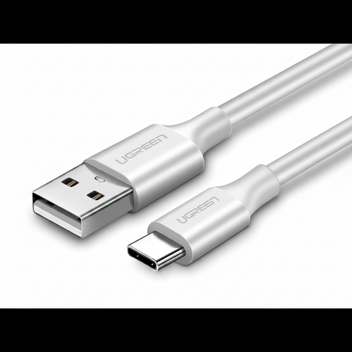 Cablu Ugreen US287 USB la USB-C 2m 3A Alb