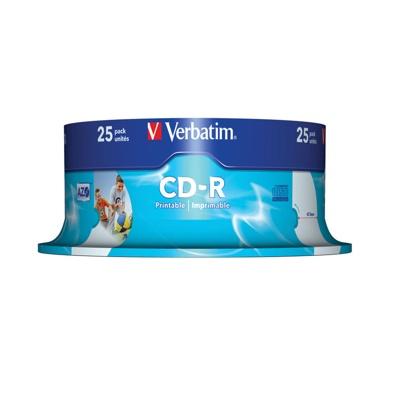 CD-R Printabil 700 MB 52x 25 buc - Verbatim