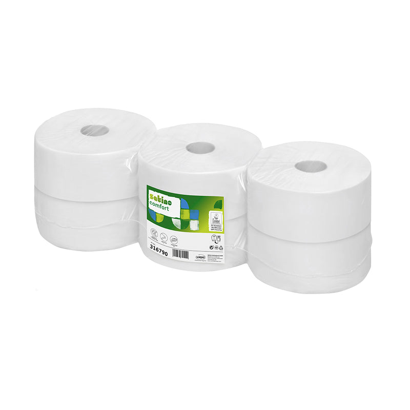Hartie igienica Jumbo Wepa Comfort 2 straturi 320 m - 6 role - imagine produs