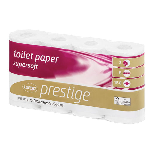 Hartie igienica Satino Prestige 3 straturi 150 portii - 8 role