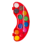 Acuarele Akuarellos 12 Culori 30 mm cu Pensulă Kores