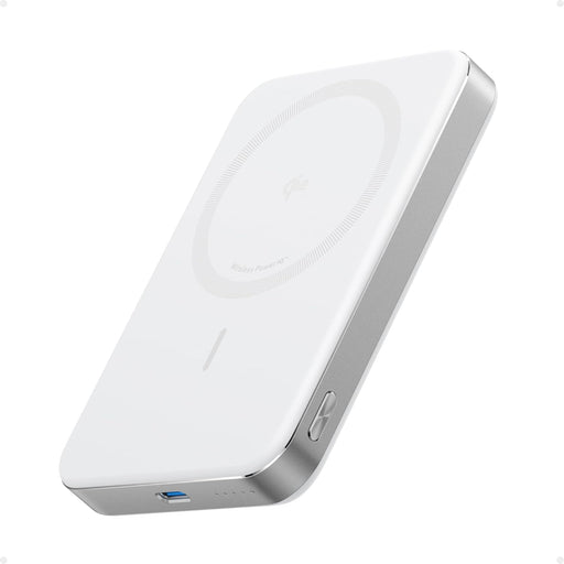 Baterie Externa Anker MagGo 10000mAh Magnetica Wireless Qi2 15W alb - imagine produs