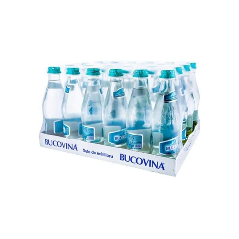 Sticle apă plată Bucovina 24 x 0,33 L