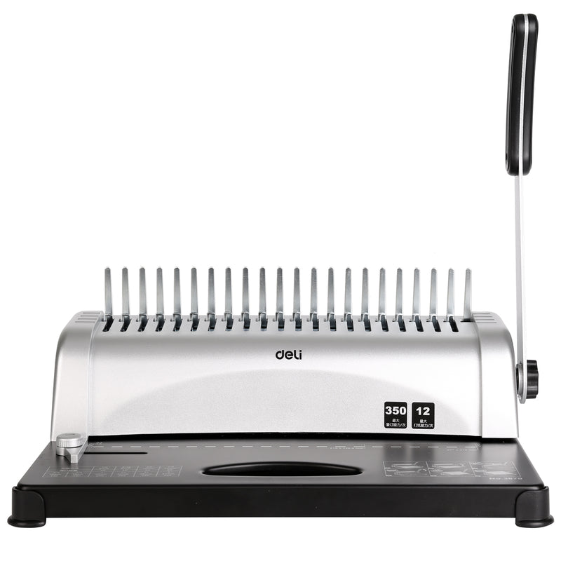 Aparat de Îndosariat Manual cu Inele Plastic E3870 Deli