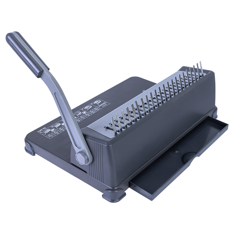 Aparat de Îndosariat Manual cu Inele Plastic E3872 Deli