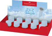 Ascuțitoare Plastic cu Container Grip 2001 Mini Bleu Sky Faber-Castell