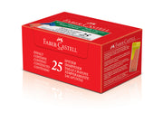 Ascuțitoare Plastic Simplă cu Container Transparent Culori Standard Faber-Castell