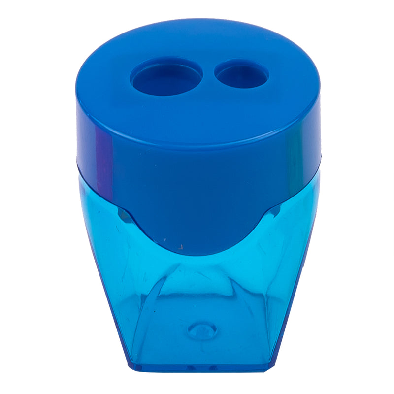Ascutitoare plastic dubla cu container Deli