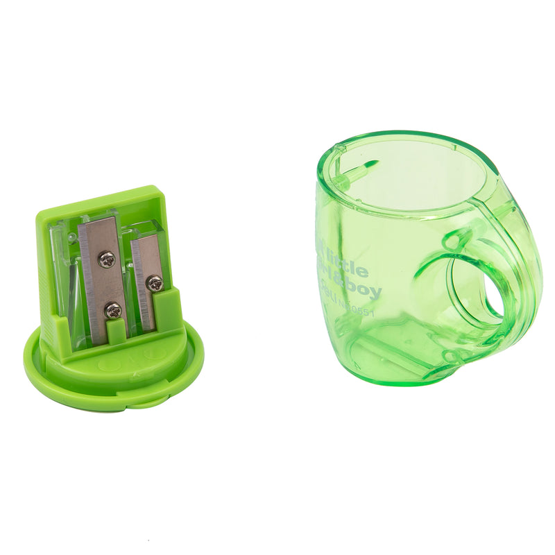 Ascutitoare plastic dubla cu container catulica Deli