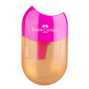 Ascuțitoare Plastic Simplă Apple Trend 2019 cu Container Faber-Castell