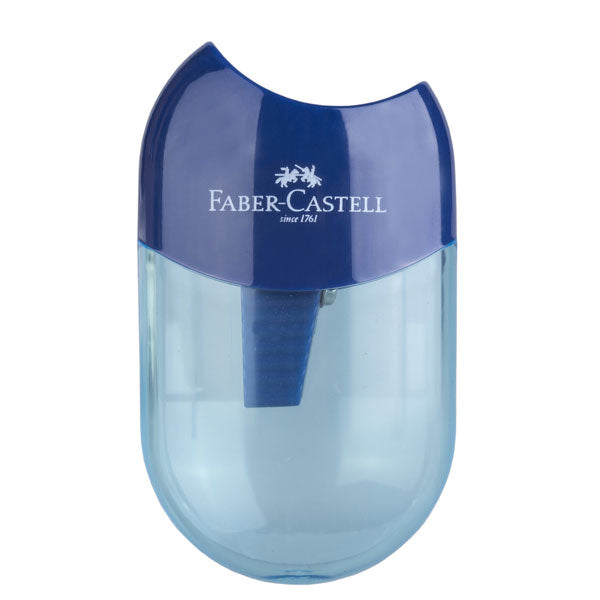 Ascuțitoare Plastic Simplă Apple Trend 2019 cu Container Faber-Castell