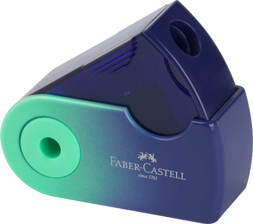 Ascuțitoare Plastic Simplă Sleeve-Mini Flow cu Container Faber-Castell