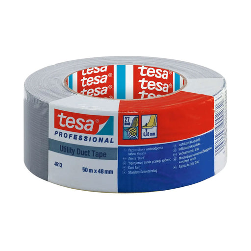 Bandă Adezivă Duct Tape Argintie 50 m x 48 mm Tesa